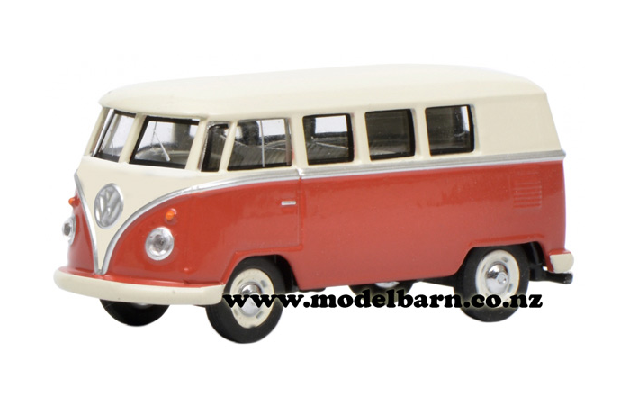 1/64 VW Kombi T1 Bus (red & beige)