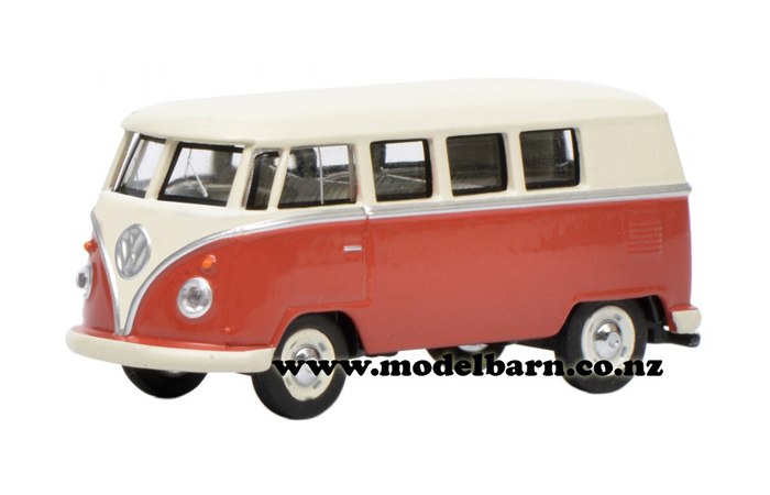 1/64 VW Kombi T1 Bus (red & beige)