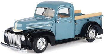 1/24 Ford Jailbar Pick-Up (blue & black)-vehicles-Model Barn