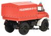 1/64 Mercedes Unimog U406 with Cover (red) "Feuerwehr"