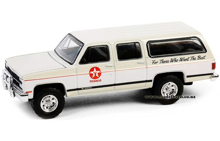 1/64 Chev Suburban (1990, white & cream) "Texaco"