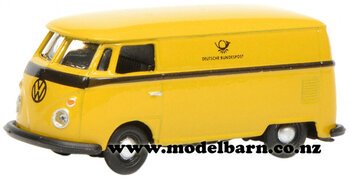 1/87 VW Kombi T1 Panel Van (yellow & black) "Deutsche Post"-volkswagen-Model Barn