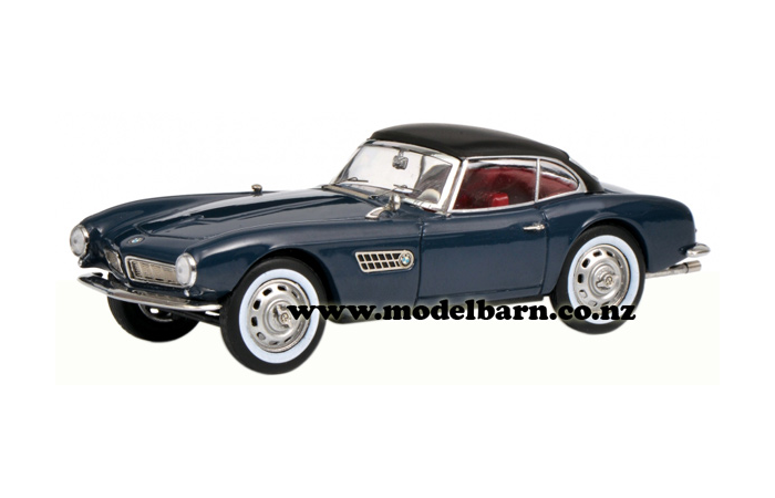 1/43 BMW 507 Roadster Hardtop (dark blue & black)