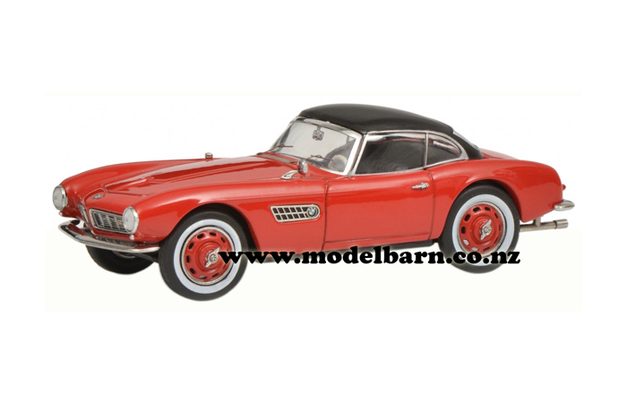 1/43 BMW 507 Roadster Hardtop (red & black)