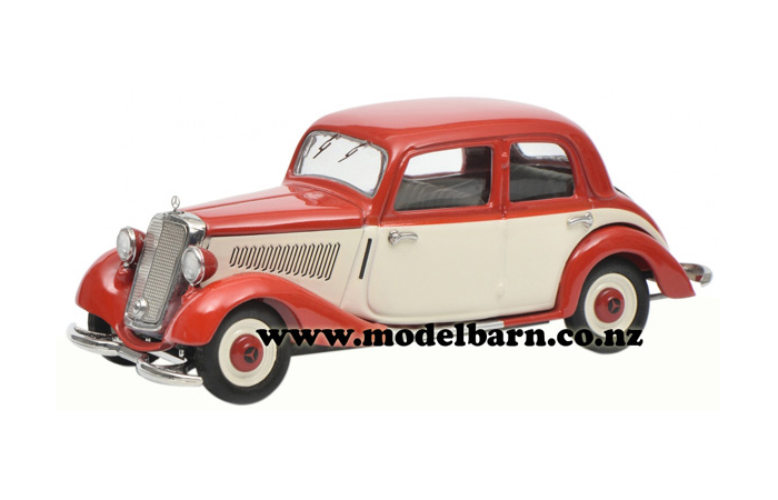 1/43 Mercedes 170 V Sedan (red & white)