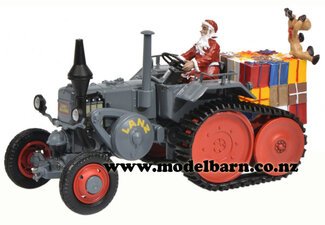 1/32 Lanz Bulldog Half Track with Santa & Reindeer "Christmas"-lanz-Model Barn