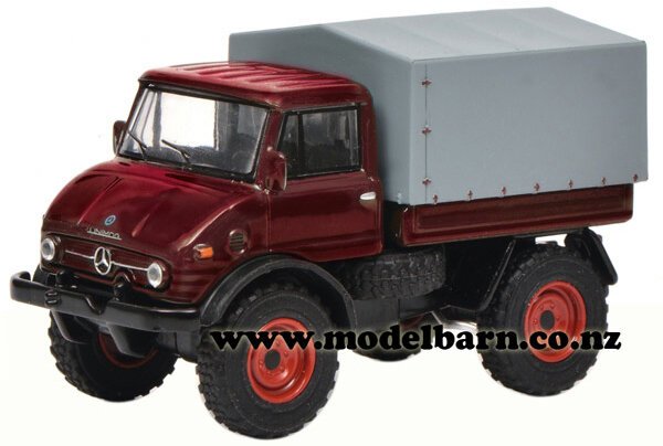 1/64 Mercedes Unimog U406 Kitset (dark red) - Vehicles-Mercedes