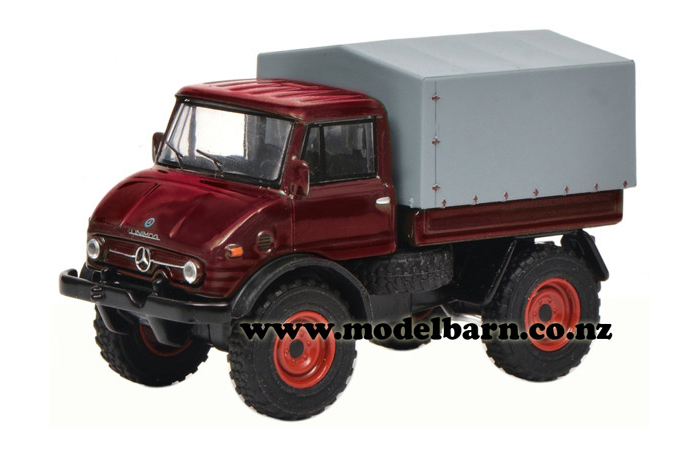 1/64 Mercedes Unimog U406 Kitset (dark red)