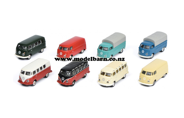 1/87 VW Kombi T1 Set of 8