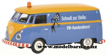 1/87 VW Kombi T1 Panel Van (yellow & blue) "Kundendienst"-volkswagen-Model Barn