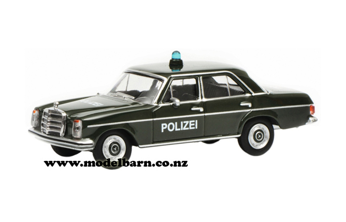 1/64 Mercedes 200D/8 "Polizei" Car (black)