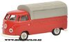 1/87 VW Kombi T1 Pick-Up with Canopy (red & grey)