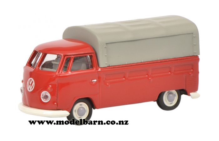 1/87 VW Kombi T1 Pick-Up with Canopy (red & grey)