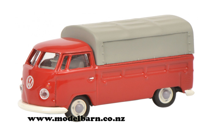 1/87 VW Kombi T1 Pick-Up with Canopy (red & grey)