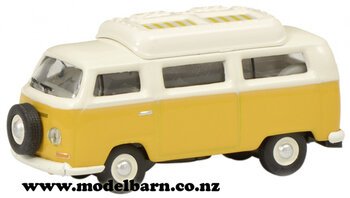 1/87 VW Kombi T2 Campervan (yellow & white)-volkswagen-Model Barn