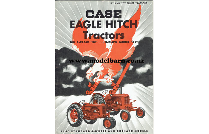 Case S & D Series Eagle Hitch Tractors Brochure 1953