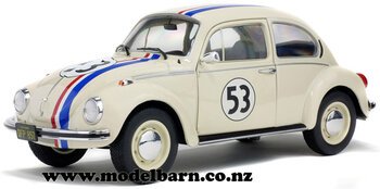 1/18 VW Beetle 1303 "Racer 53" (1973, cream)-volkswagen-Model Barn