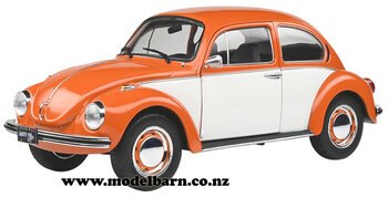 1/18 VW Beetle 1303 (1974, orange & white)-volkswagen-Model Barn