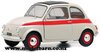 1/18 Fiat 500 L Sport (1965, white & red)