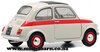 1/18 Fiat 500 L Sport (1965, white & red)