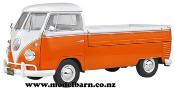 1/18 VW T1 Kombi Pick-Up (1950, orange & white)-volkswagen-Model Barn