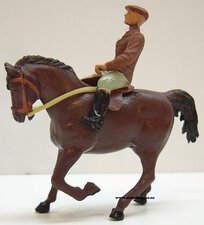 1/32 Man on Hunter Figure (brown hat)-animals-and-figurines-Model Barn