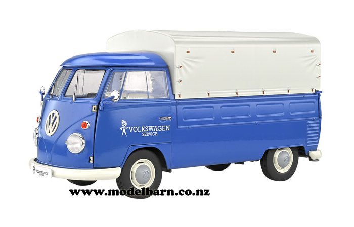 1/18 VW T1 Kombi Pick-Up (1950, blue) "Volkswagen Service"