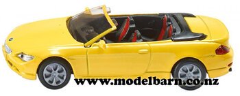 BMW 645i Convertible (yellow, 86mm)-bmw-Model Barn