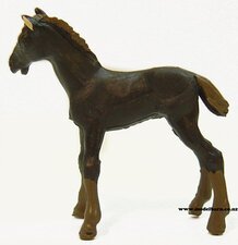 1/32 Foal (black)-animals-and-figurines-Model Barn