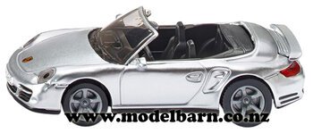 Porsche 911 Turbo Convertible (silver, 78mm)-porsche-Model Barn