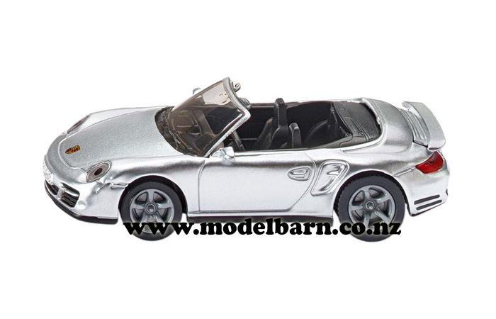 Porsche 911 Turbo Convertible (silver, 78mm)