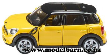 Mini Countryman (yellow & black, 75mm)-mini-Model Barn
