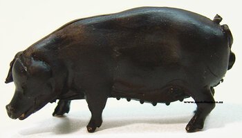 1/32 Large Black Sow-animals-and-figurines-Model Barn