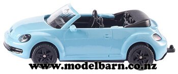 VW Beetle Convertible (light blue, 79mm)-volkswagen-Model Barn