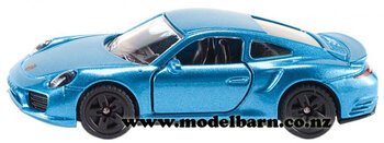 Porsche 911 Turbo S (blue, 78mm)-porsche-Model Barn