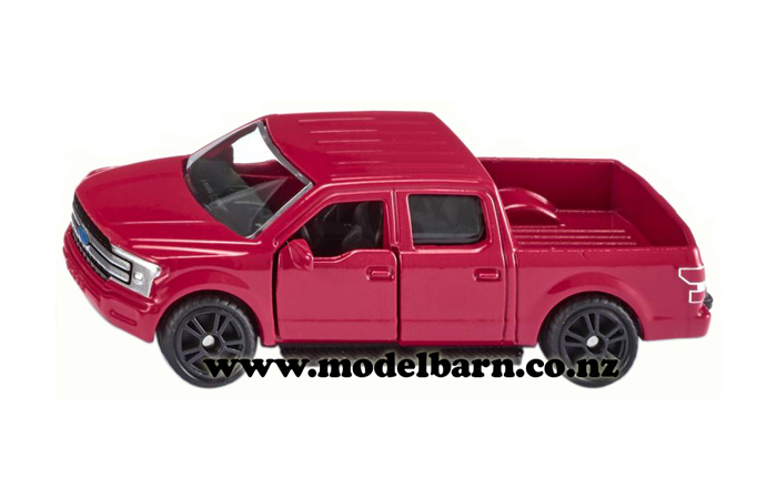 Ford F-150 Double Cab Pick-Up (red, 89mm)