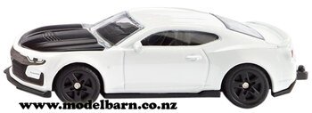 Chev Camaro (white & black, 86mm)-chevrolet-and-gmc-Model Barn