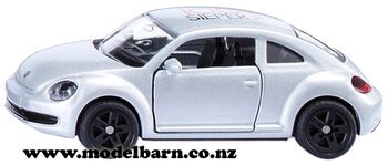 VW Beetle 100 Years of Sieper (Siku) (silver, 78mm)-volkswagen-Model Barn
