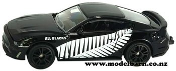 All Blacks Ford Mustang GT (83mm)-ford-Model Barn