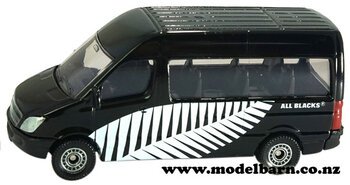 All Blacks Team Minibus (80mm)-other-vehicles-Model Barn
