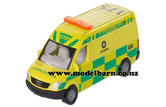 Mercedes Ambulance "St John" (yellow & green, 80mm)