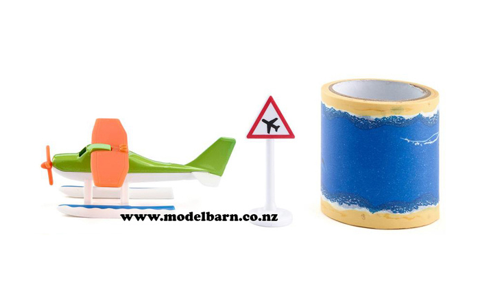 Seaplane (green, orange & white, 78mm) with 5m Waterway Tape