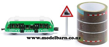City Train (green, 87mm) with 5 Metre Track Set-other-vehicles-Model Barn