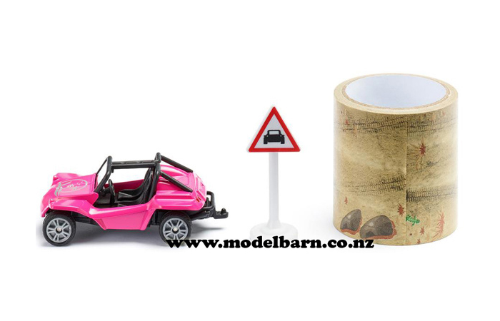 Beach Buggy (pink, 72mm) with 5m Tape Race
