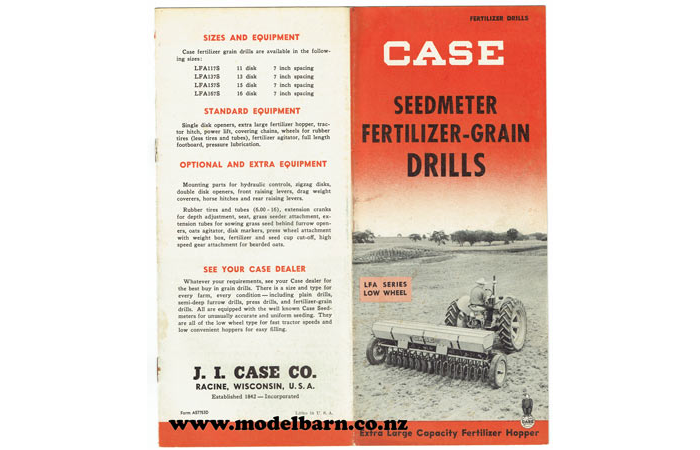 Case Seedmeter Fertilizer-Grain Drills Brochure