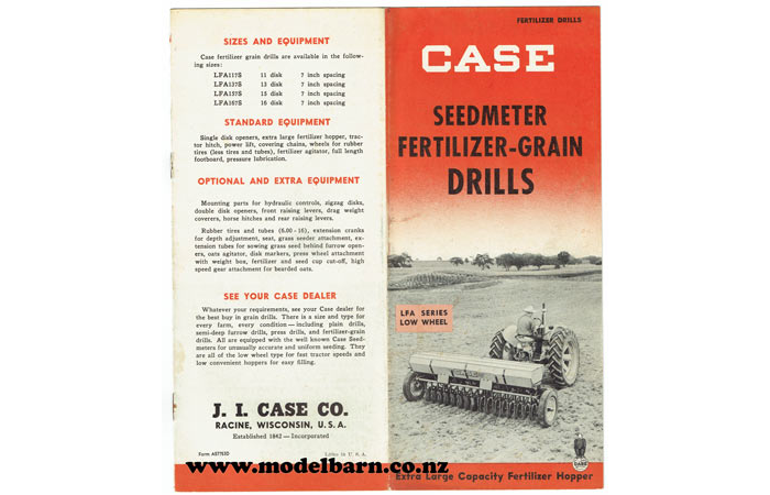 Case Seedmeter Fertilizer-Grain Drills Brochure