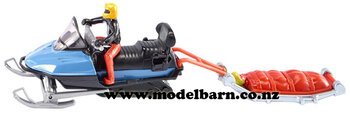 Snow Mobile & Rescue Sledge (175mm)-other-vehicles-Model Barn
