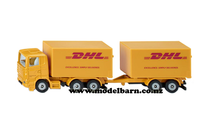 Scania Freight Truck & Trailer "DHL" (yellow, 150mm)