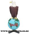 Case Old Abe Eagle On Globe Resin Ornament