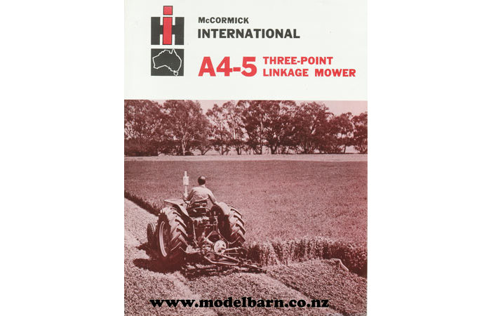 McCormick International A4-5 3-Point Linkage Mower Brochure